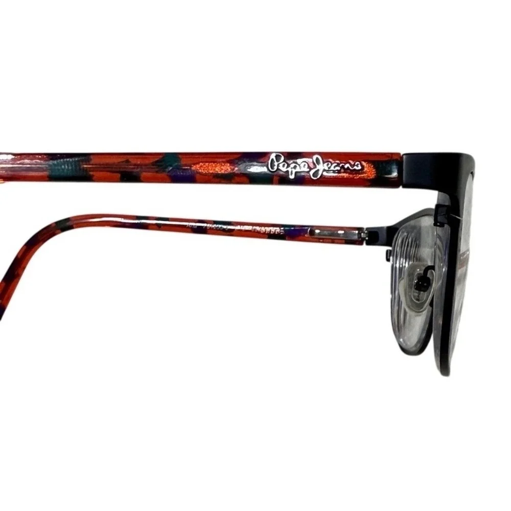 Pepe Jeans Eyeglasses Frames Black Preppy As Is Glasses Prescription Left In